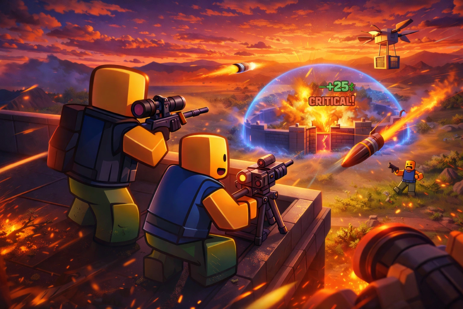 2 Player Battle Tycoon Banner